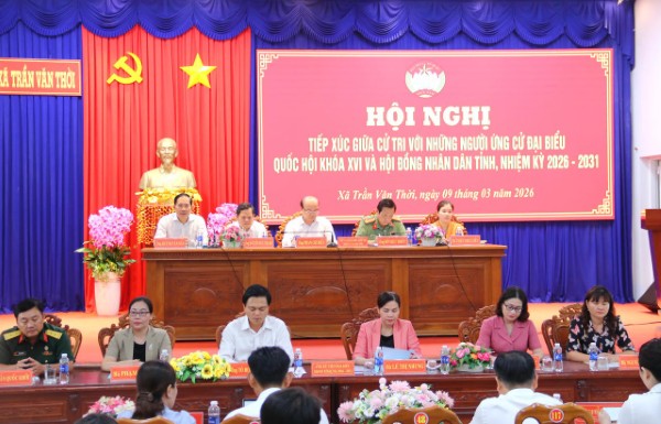 Ứng cử viên ĐBQH khóa XVI cam kết gần dân, lắng nghe cử tri Cà Mau